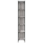 vidaXL Bibliothèque 6niveaux sonoma gris 76x32x192cm bois d'ingénierie