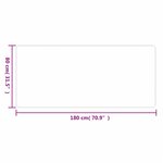 vidaXL Tapis de couloir gris 80x180 cm