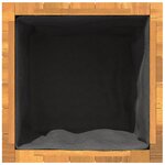 vidaXL Jardinière 25x25x25 cm bois massif d'acacia