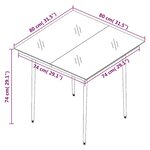 vidaXL Ensemble à manger de jardin coussins 3 Pièces Résine tressée Verre