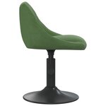 Vidaxl tabouret de bar vert foncé velours