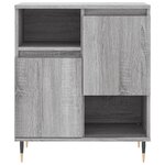 vidaXL Buffets 3 Pièces Sonoma gris Bois d'ingénierie