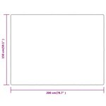 vidaXL Couverture crème 150x200 cm polyester