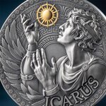 Pièce de monnaie en Argent 1000 Francs g 31.1 (1 oz) Millésime 2025 Great Greek Mythology ICARUS