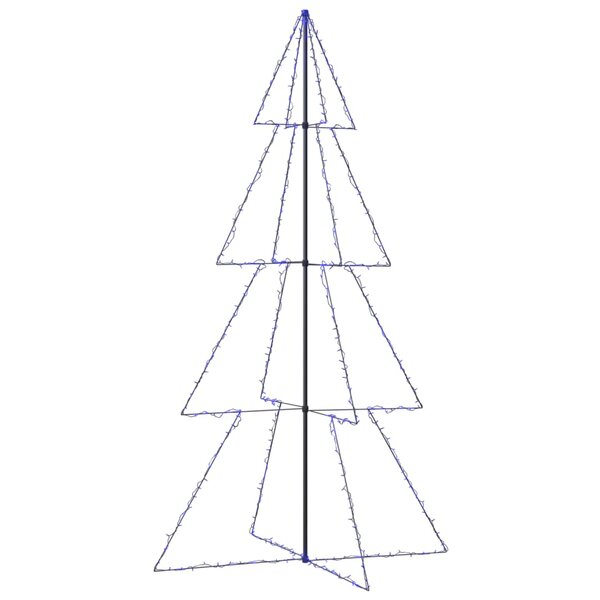vidaXL Arbre de Noël cône 360 LED d'intérieur/d'extérieur 143x250 cm
