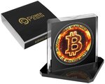 Pièce de monnaie en Argent 2 Dollars g 31.1 (1 oz) Millésime 2024 BURNING BITCOIN