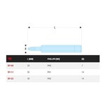 Embout standard série 1 pour vis cruciformes Phillips Facom EP1