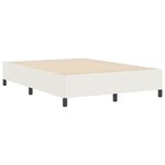 VidaXL Cadre de lit Crème 160x200 cm en tissu en velours côtelé