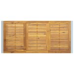 vidaXL Ensemble de salle à manger de jardin 7 pièces en bois solide d'acacia et métal