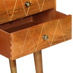 vidaXL Buffet 85x40x70 cm Bois de manguier solide