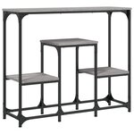 vidaXL Table console sonoma gris 89 5x28x76 cm bois d'ingénierie