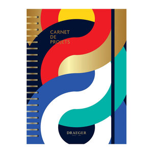 Carnet de Notes 2025 - Plusieurs Motifs - Cercles - Draeger