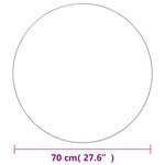 vidaXL Miroirs muraux 2 Pièces 70 cm Rond Verre