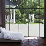 vidaXL Film autoadhésif d'intimité pour fenêtre verre laiteux 0 9x5 m