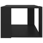 vidaXL Table basse Noir 40x40x30 cm Bois d'ingénierie