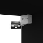 vidaXL Meubles TV 4 Pièces Noir 80x30x30 cm Bois d'ingénierie