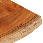 vidaXL Dessus de table 80x40x3 8 cm rectangulaire bois massif acacia