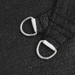 vidaXL Voile d'ombrage 160 g/m² Noir 2x3 5 m PEHD