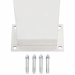 vidaXL Robinet de douche de jardin 110 cm Acier inoxydable