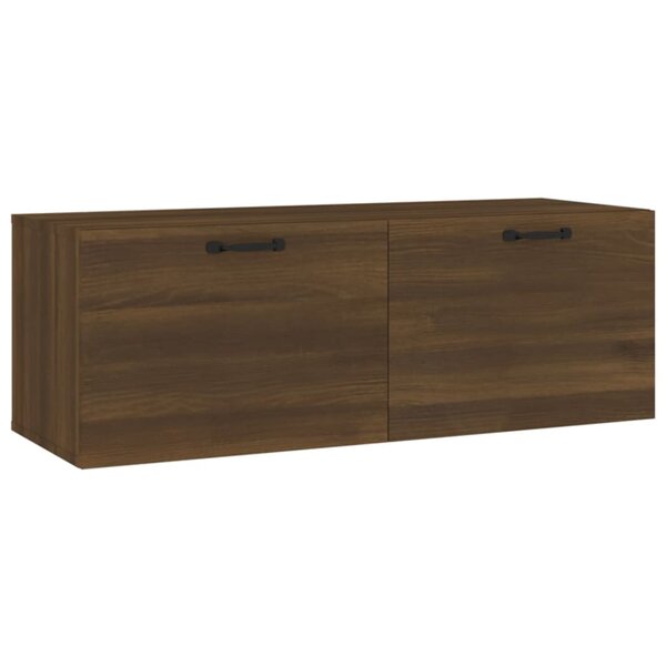 vidaXL Armoire murale Chêne marron 100x36 5x35 cm Bois d'ingénierie