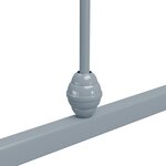 vidaXL Cadre de lit sans matelas gris métal 120x200 cm