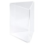 Porte-visuel Tryptique A5 - Cristal - X 10 - Exacompta