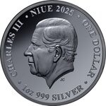 Pièce de monnaie en Argent 2 Dollars g 31.1 (1 oz) Millésime 2025 RMS TITANIC