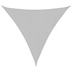 vidaXL Voile d'ombrage gris clair 4 5x4 5x4 5 m 100  polyester oxford