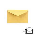 Lot de 500 Enveloppes ELECTIONS 90x140 mm - jaune 80 g