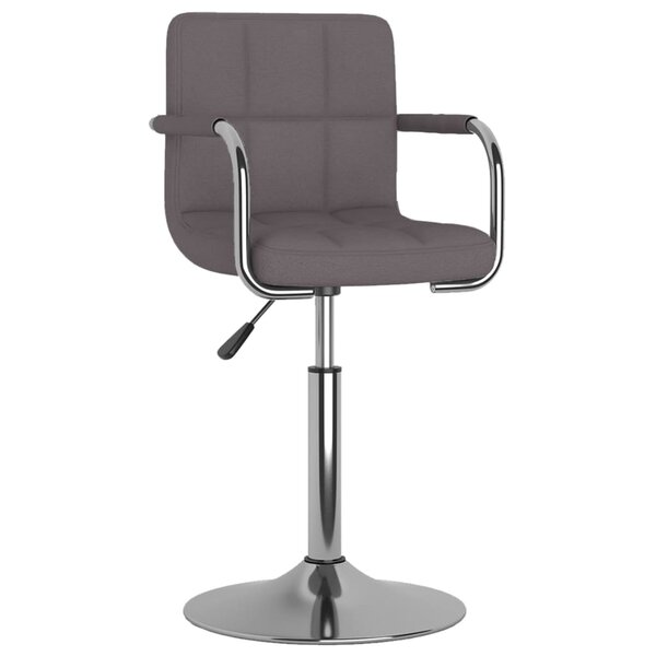 vidaXL Tabouret de bar Taupe Tissu