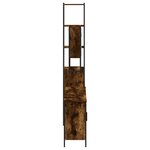 vidaXL Ensemble de meubles de salle de bain 4 Pièces Chêne fumé Bois