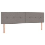 Lit Box Spring vidaXL avec Matelas - Taupe 180x200 cm Tissu
