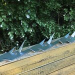vidaXL Piquets muraux 25 Pièces Acier 1 m