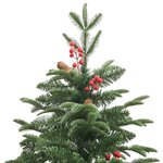 vidaXL Sapin de Noël artificiel avec pommes de pin et baies 240 cm
