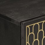 vidaXL Armoire latérale 80x33x75 cm bois massif de manguier