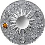 Pièce de monnaie en Argent 10 Cedis g 62.2 (2 oz) Millésime 2024 Solar System MERCURY