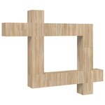 vidaXL Ensemble de meubles TV 9 Pièces Chêne sonoma Bois d'ingénierie
