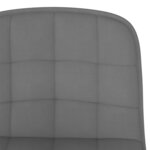 vidaXL Tabourets de bar lot de 2 gris clair tissu