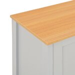 vidaXL Meuble TV Gris 120x39x58 cm