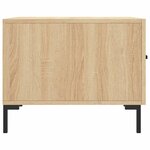 vidaXL Table basse Chêne sonoma 50x50x40 cm Bois d'ingénierie