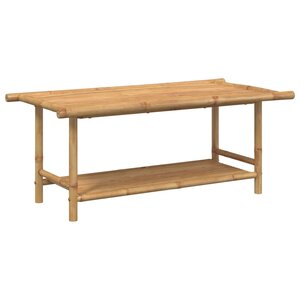 vidaXL Table basse 110x55x45 cm bambou