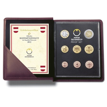 Coffret série euro BE Autriche 2012