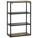 vidaXL Bibliothèque 70x35x110 cm en bois massif mangue brut