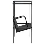 vidaXL Bibliothèque 2 niveaux Noir 52x28x59 cm bois d'ingénierie