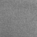 vidaXL Chaise à bascule Gris clair Tissu