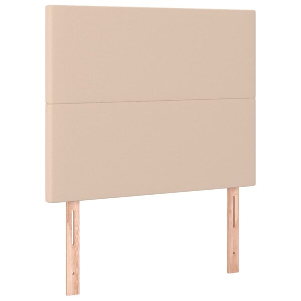 vidaXL Têtes de lit 2 Pièces Cappuccino 100x5x78/88 cm Similicuir