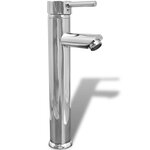 vidaXL Lavabo et mitigeur Céramique Rectangulaire Blanc