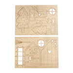 Porte en bois Lutin Tomte FSC Mix Credit - Nature