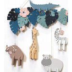 Feuille de palme en bois MDF 25 cm