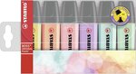 Etui de 6 surligneurs stabilo boss original pastel assortis x 5 stabilo